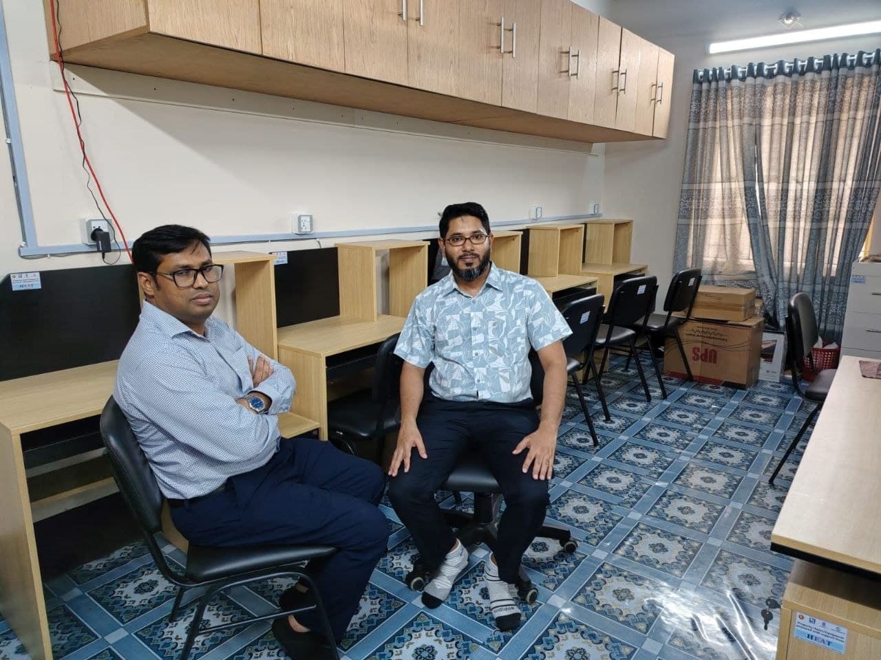 Inside the refurbished laboratory